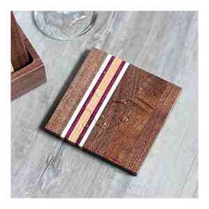 Gran demanda con precio razonable, posavasos personalizados hechos en la India para bebidas, madera de mango de nogal, diseño personalizado, calidad de exportación - Product Image 5