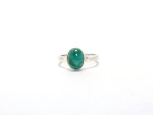 Premium Green Malachite Gemstone Bague faite à la main 925 Sterling Silver Wholesale Jewelry Indian Silver Rings Manufacturer - Product Image 3