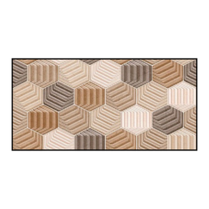 Azulejos de pared digitales de cerámica de 30x60 cm, 12x24 pulgadas, para baño y cocina, 300 MM X 600 MM, color marrón WILED HL-1 - Product Image 3