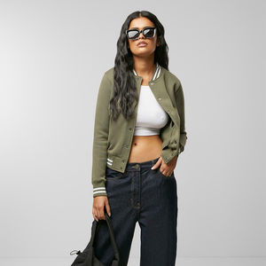 Veste universitaire unisexe, style classique de veste de sport, broderie personnalisée, équipe scolaire, vêtements de sport rétro, broderie personnalisée - Product Image 6