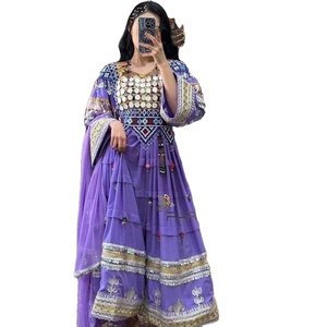 Nouvelles robes afghanes tendance 2026 pour femmes, respirantes, multicolores, longues, tailles personnalisées, grandes tailles, robe de mariée pour adultes - Product Image 1