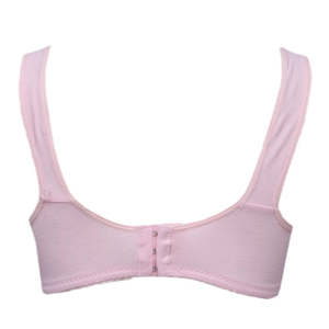 Women's Fancy Net <b>Bra</b> - Light Pink - Product Image 2