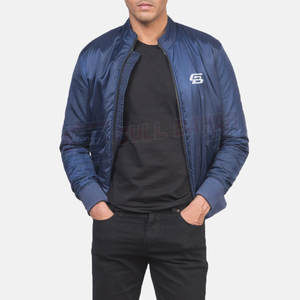 Blouson aviateur pour hommes avec fermeture éclair élégante et durable Blouson aviateur minimaliste pour hommes - Product Image 6