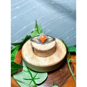 Peggy Skeets Spiny Oyster & Sterling Silver Fashion Cuff Bracelet - Product Image 1