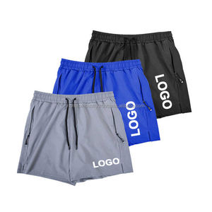 Nuevos pantalones cortos informales para correr 100% poliéster secado rápido transpirable fresco cremallera bolsillos dibujos animados atléticos corredores Bottoms - Product Image 3