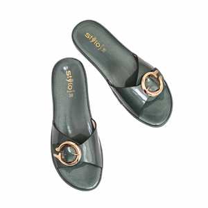 รองเท้าแตะผู้หญิงสีเขียว - Product Image 1