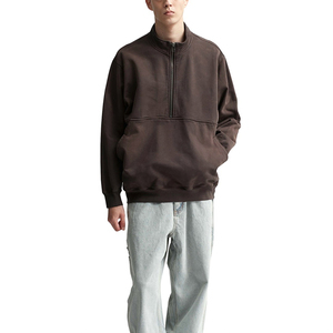 Usine personnalisée Sweatshirts à capuche col rond avec découpe pour hommes en coton de haute qualité OEM ODM - Product Image 5