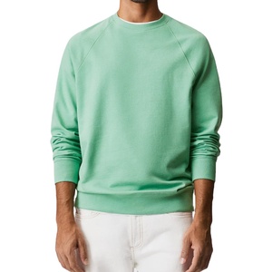 High Quality <b>Polyester</b>/Cotton Crewneck Men's Long Sleeve Fleece Sweatshirt Custom Breathable Eco-Friendly Spring Wear - Product Image 1