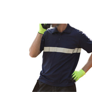 2025 Hi Vis Polo de seguridad, ropa de trabajo de dos tonos, camiseta con logotipo personalizado, camiseta de seguridad de alta visibilidad, polos de construcción para hombres - Product Image 6