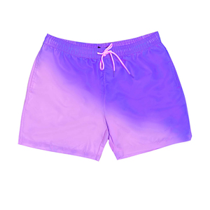 Best Selling Heat Sensitive Casual Swim <b>Trunks</b> for <b>Men</b> Summer Polyester Custom Color Changing Breathable Eco-Friendly Beach - Product Image 1