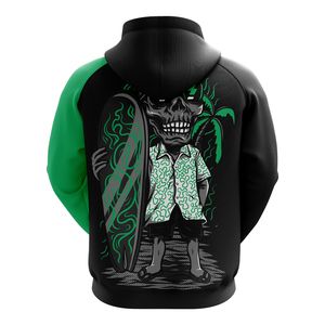 เสื้อฮู้ดแบบสวมหัวสำหรับผู้ชายเสื้อมีฮู้ดลายนูนเสื้อฮู้ดลำลองผ้าฝ้ายแนวสตรีท - Product Image 6