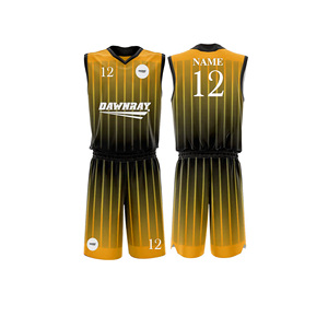 Ensemble de maillots de basket-ball personnalisés, maillot et short en polyester respirant à séchage rapide, vêtements de sport d'équipe pour hommes, femmes et jeunes - Product Image 5