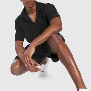 Vente en gros Vêtements de plage hawaïens neufs à impression personnalisée OEM d'été Ensemble chemises et shorts pour hommes - Product Image 3