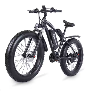 Vélo électrique de montagne 2022, nouvelle version, cadre en alliage d'aluminium, fourche avant, 500W, 26 pouces, pneus tout-terrain, pneus larges 4.0 - Product Image 3