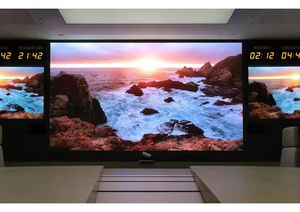 P6 วิดีโอวอลล์ LED แบบติดตั้งภายในอาคารแบบเต็มสี SMD3535 960x960 มม. ตู้เหล็กสำหรับห้องจัดเลี้ยงของโรงแรม - Product Image 2