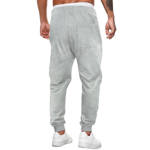 Custom Logo High Quality Elastic Bottom Fleece Sweatpants <b>Men</b> <b>Loose</b> <b>Fit</b> Drawstring Pockets Workout <b>Jogger</b> Breathable Pants <b>Men</b> - Product Image 2