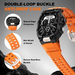 Correa Deportiva Resistente de TPU con Funda Protectora Integrada para Apple Watch Ultra 49mm 46mm 45mm 44mm 41mm 40mm - Product Image 5