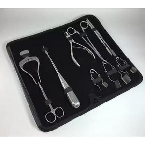 ENTAVEX AS-721 Veterinary Surgical Instrument Set CE Certified 1 <b>Frame</b> (18x27cm) 2 Vulsellum Forceps (24cm) 8 Instruments - Product Image 6