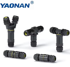 Nouvelle boîte de jonction électrique étanche IP68 3P, en forme de T, 3 voies, connecteur de câblage électrique pour connexion extérieure - Product Image 4