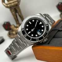 Montre mécanique de sport de luxe unisexe, prix de gros usine, mouvement Super VSF 3235, lumineuse, 40mm, laiton et acier inoxydable, alarme