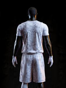 Ensembles d'uniformes de basket-ball personnalisables Plus Size 100% Polyester Sublimation Technique avec nom de l'équipe - Product Image 2