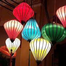 Disponible la lanterne en soie magnifiquement conçue lanterne idéale pour les mariages et les célébrations-LOTUS BLEU du Vietnam - Product Image 6