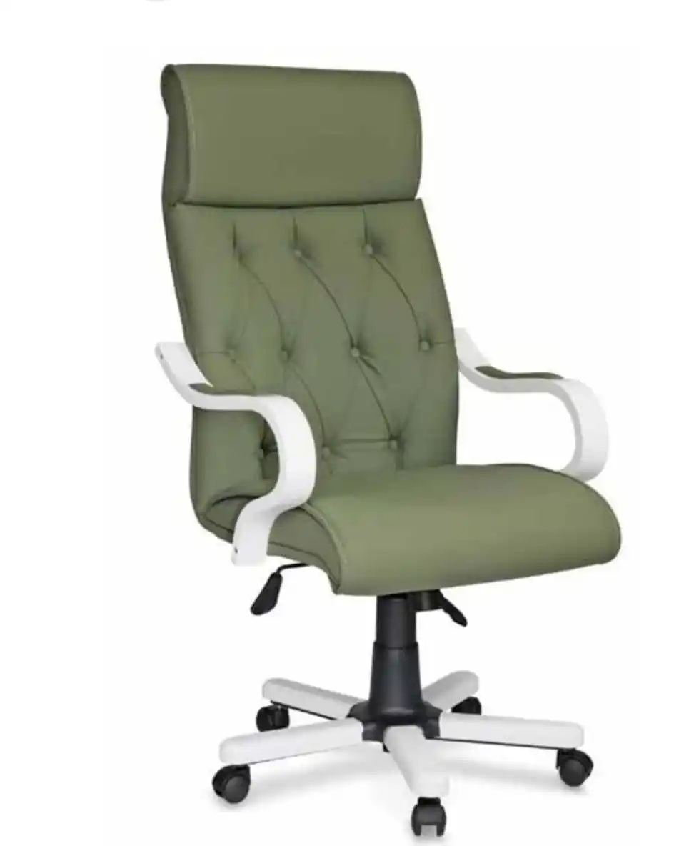 Cadeira de escritório ergonômica Boss em malha executiva estilo contemporâneo com função giratória para uso confortável no local de trabalho