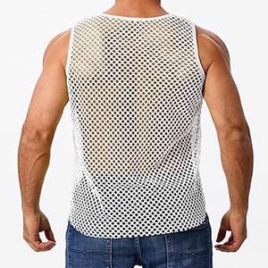 Camiseta sin mangas muscular para hombre de alto rendimiento: perfecta para gimnasio, correr y actividades deportivas, tela que absorbe la humedad - Product Image 2