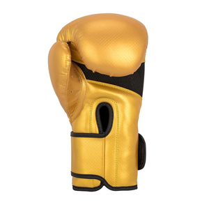 Gants de boxe professionnels personnalisés en cuir de vachette doré, élégants, toutes couleurs, à lacets, pour usage extérieur, séchage rapide - Product Image 4