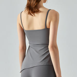 2025 nuevo estilo, piezas de remolque, conjuntos de Yoga ajustados, chaqueta adelgazante plisada, camisola, chaleco de Fitness, Top con patrón de impresión único - Product Image 5