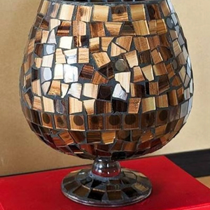 Handmade Modern Christmas Crack Glass Mosaic <b>Candle</b> Holder Votive & <b>Tealight</b> Holders Highly <b>Scented</b> Flower Shape for Home Decor - Product Image 1