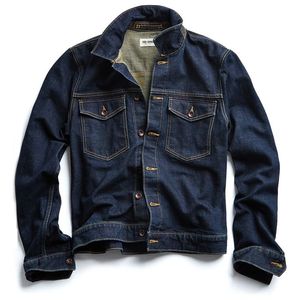 Vestes en jean de haute qualité pour hommes Veste en jean délavée à l'acide style vintage 100% coton pour l'hiver décontracté peint - Product Image 6