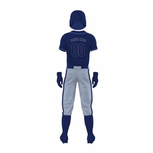 Nuevo diseño transpirable uniforme de béisbol al por mayor de alta calidad uniforme de béisbol sublimación traje de béisbol - Product Image 6