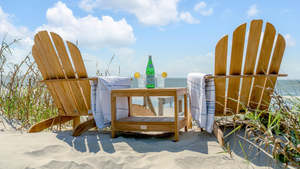 Chaise Adirondack en teck massif sur mesure pour jardin extérieur, patio, fabrication OEM ODM directe, teck durable de qualité supérieure - Product Image 6