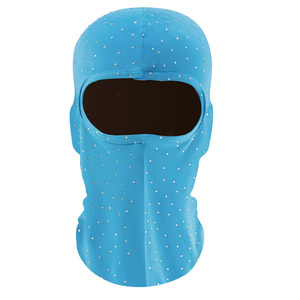 Balaclava en polyester thermique avec strass, imprimé par transfert thermique, entièrement recouvert de strass, masque de ski tendance, rappeur, bling, capuche pour le visage - Product Image 6