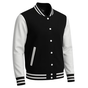 Men's Fashion Varsity <b>Jacket</b> Casual Regular Fit Letterman <b>Baseball</b> <b>Bomber</b> <b>Jackets</b> - Product Image 1