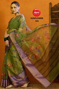 Elegante vestido de organza con estampado floral de girasol, ligero, transparente y elegante para verano y eventos, fiestas en el jardín y ocasiones especiales - Product Image 5