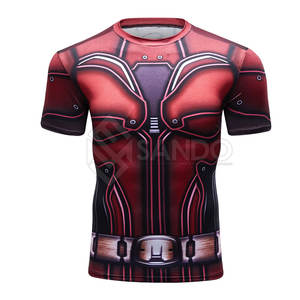 Ropa de verano Hombres Camisetas de sublimación de manga corta Cuello redondo Nueva llegada Camisetas de sublimación - Product Image 1