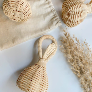 Adorno de campana de Navidad de ratán natural colgante de árbol hecho a mano por artesanos expertos en Vietnam para encanto de decoración festiva - Product Image 5