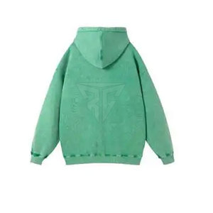 Sudaderas con capucha de lavado ácido de invierno para hombre hechas en fábrica de Pakistán, nuevo diseño, patrón sólido, cuello con capucha - Product Image 2