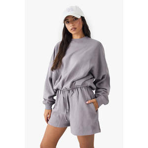 เสื้อสเวตเชิ้ตแขนยาวผู้หญิง พิมพ์โลโก้ได้ ผ้าฝ้ายระบายอากาศได้ดี ยั่งยืน ใช้ได้ทุกวัน เสื้อฮู้ดผู้หญิง - Product Image 1