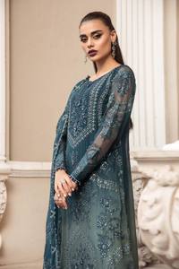 Latest High Quality 3-Piece Chiffon Collection for Women Pakistani Punjabi Bridal <b>Wedding</b> Party Wear <b>Dress</b> Salwar Kameez - Product Image 6