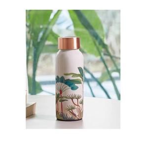 Botella de Cobre para Almacenamiento de Jugos de Frutas, Diseño Exclusivo, Botella de Cobre con Esmalte Impreso para Agua Potable, Beneficios para la Salud - Product Image 1