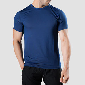 T-shirt de sport pour homme à manches courtes, respirant, à séchage rapide, vêtements d'entraînement, musculation, compression serrée - Product Image 3