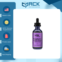Capsules de cétone de framboise de qualité supérieure, prix de gros, fabriquées aux États-Unis, étiquette privée, complément alimentaire, saveur naturelle, flacon de 60 ml