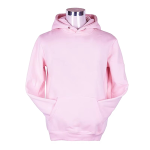 Sudadera de lana de algodón de alta calidad OEM para mujer, jersey de manga larga de gran tamaño, Sudadera con capucha, patrón sólido, bolsillo, tejido informal - Product Image 1