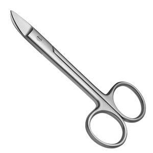 Manual de acero inoxidable instrumento médico Tc tijeras propósito tijeras 4 curvado alemán 440A acero inoxidable - Product Image 1