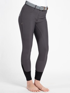 <b>Womens</b> Equestrian Breeches Full Seat Silicone Grip | Stylish Jodhpur Pants Side Zip Pockets | Breathable Durable High Quality - Product Image 6