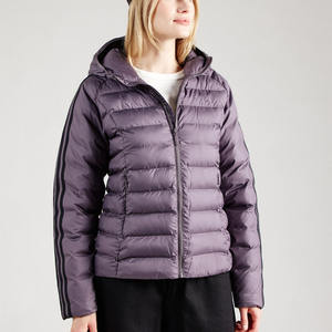 Vente chaude élégant à la mode tricoté femmes dynamique bouffant matelassé veste d'hiver avec remplissage en polyester - Product Image 1