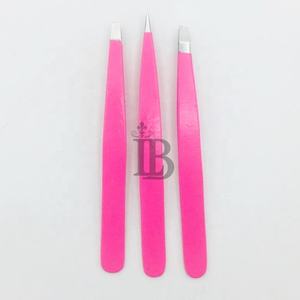 แหนบดึงขนคิ้วสีชมพูยอดนิยม ชุดแหนบดึงขนคิ้ว ราคาขายส่ง ปลายแหลม ใช้งานง่าย รับทำโลโก้ตามสั่ง - Product Image 3